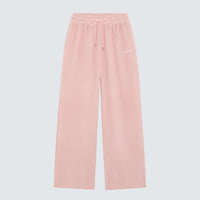 Blush Pink Wide Leg Jogger Branded - Romy