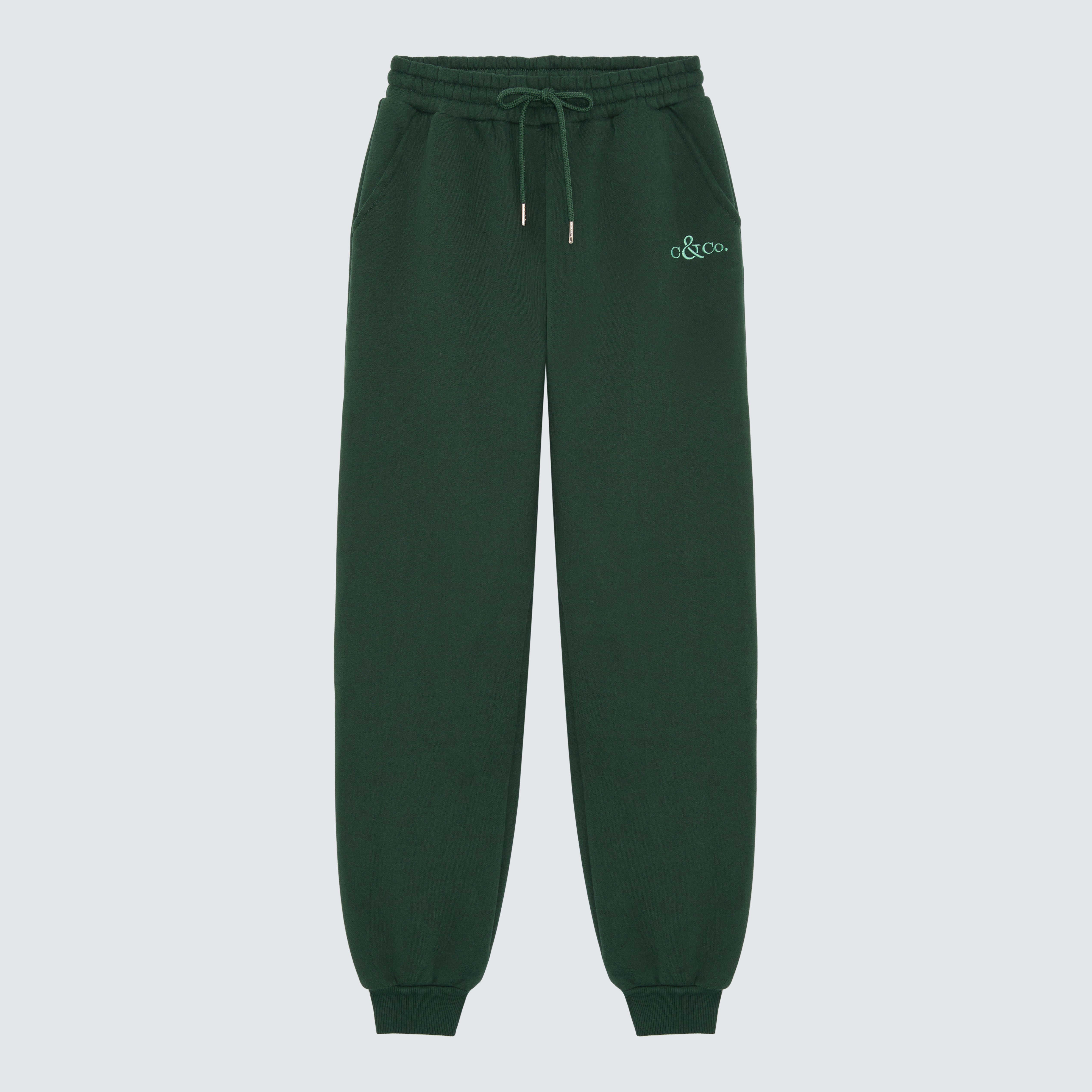 Green Trim Jogger Branded - Aria