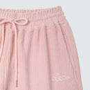 Blush Pink Wide Leg Jogger Branded - Romy