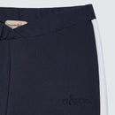 Navy Blue and White V-Waist Flared Jogger Branded - Isolde
