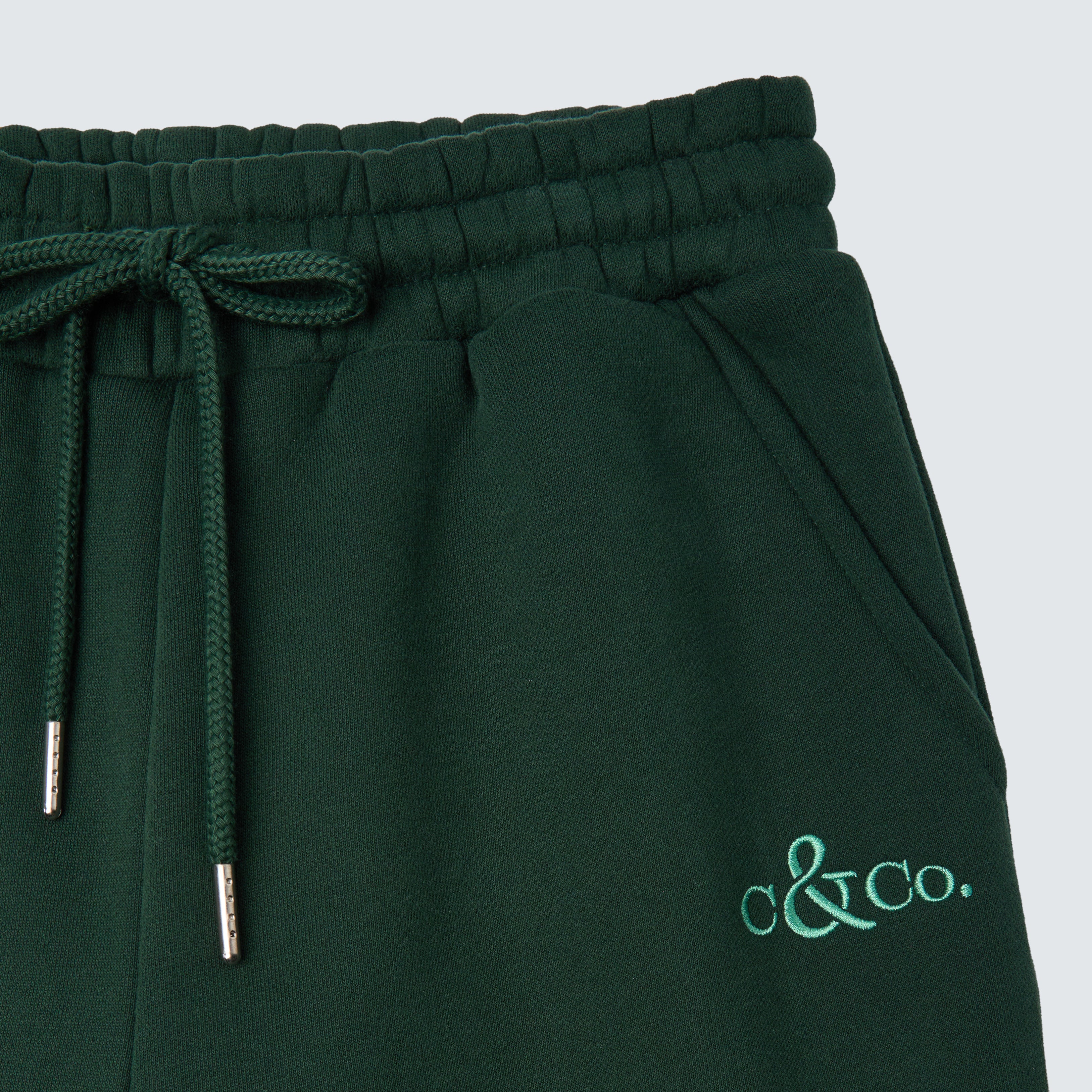 Green Trim Jogger Branded - Aria
