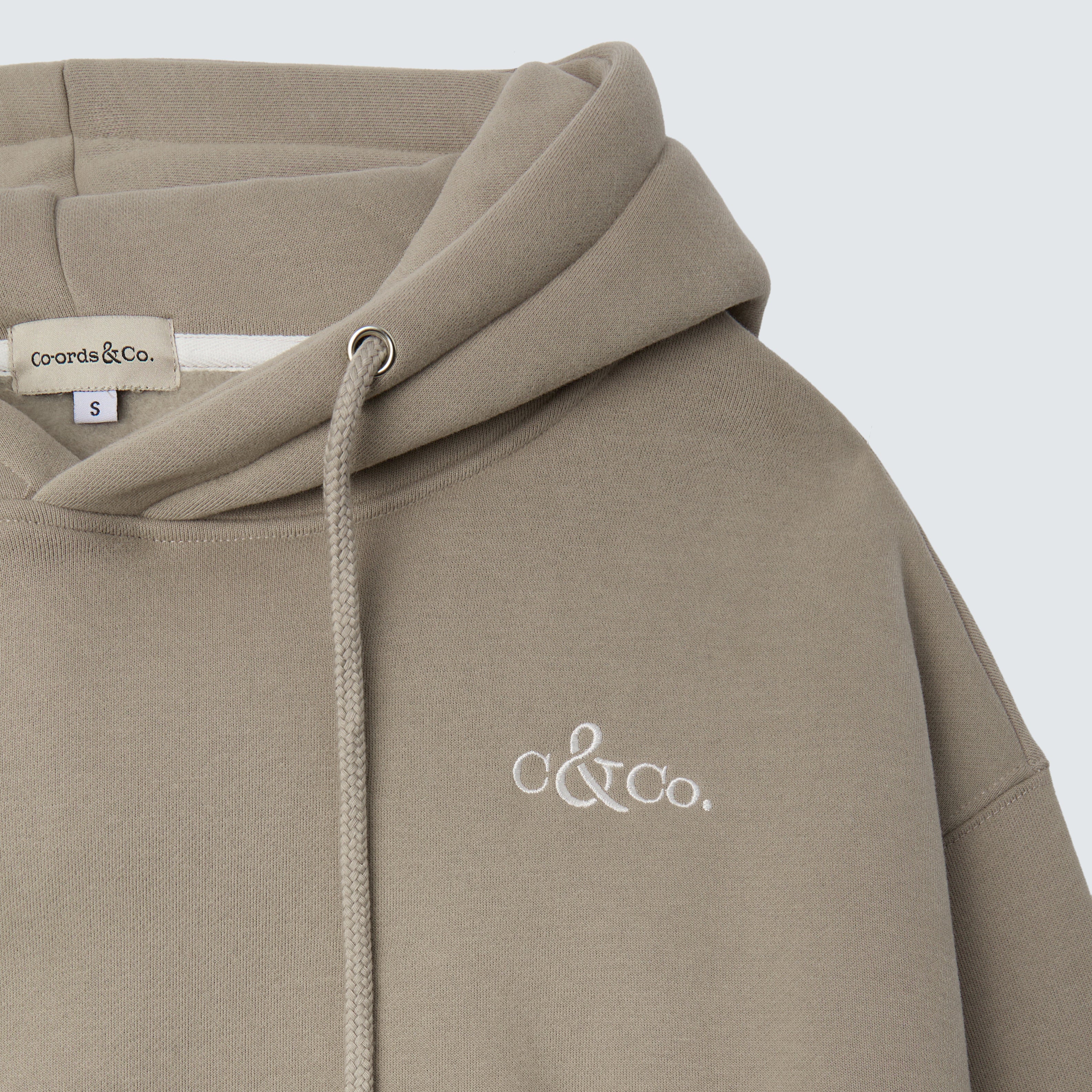 Stone Hoodie Cropped Branded - Nova