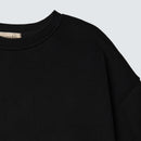 Womens black sweatshirt relaxed fit 
