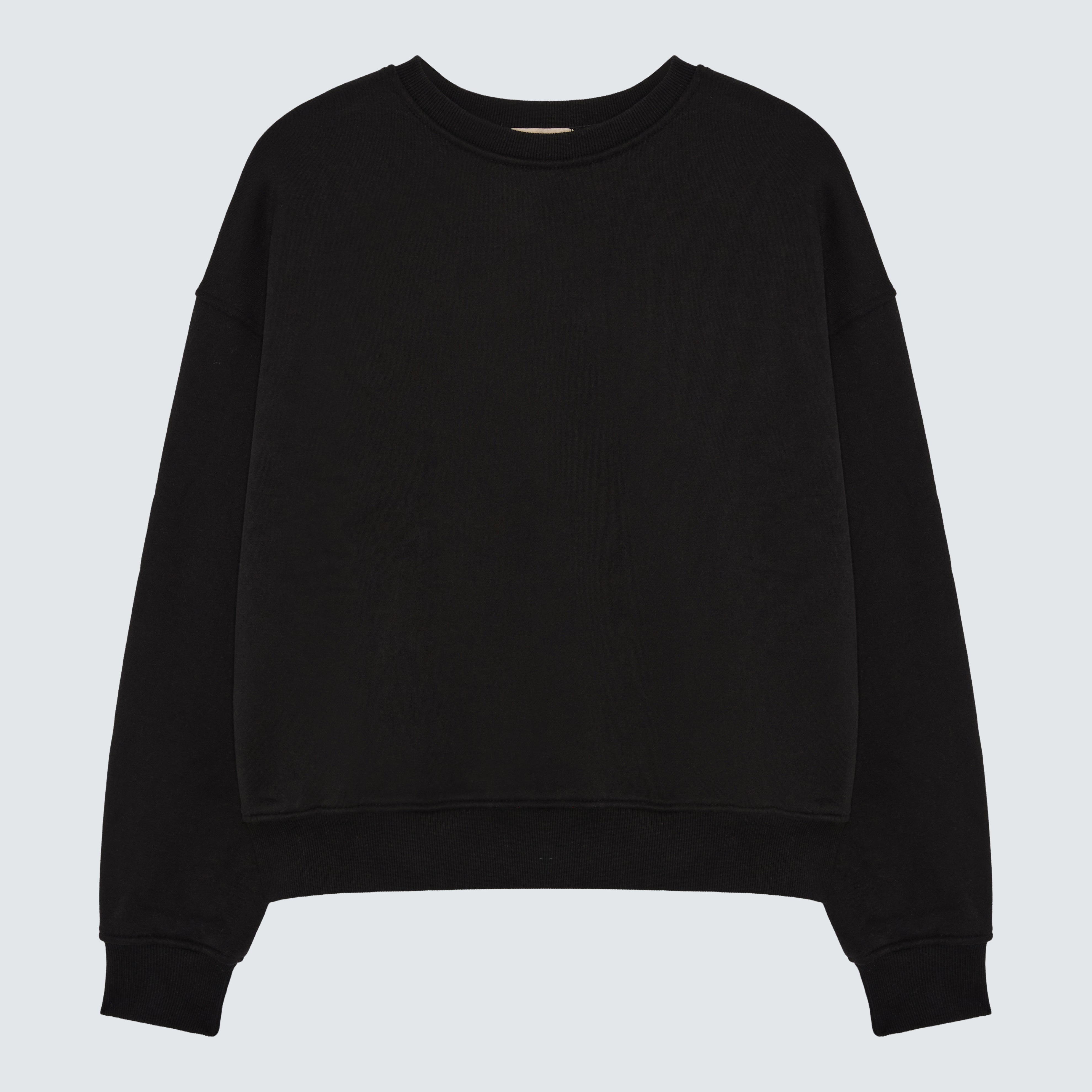 Black Relaxed Fit Sweatshirt - Calida